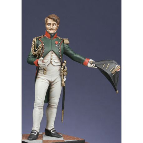 Officier de chasseurs de la Garde en tenue de bal 1806
