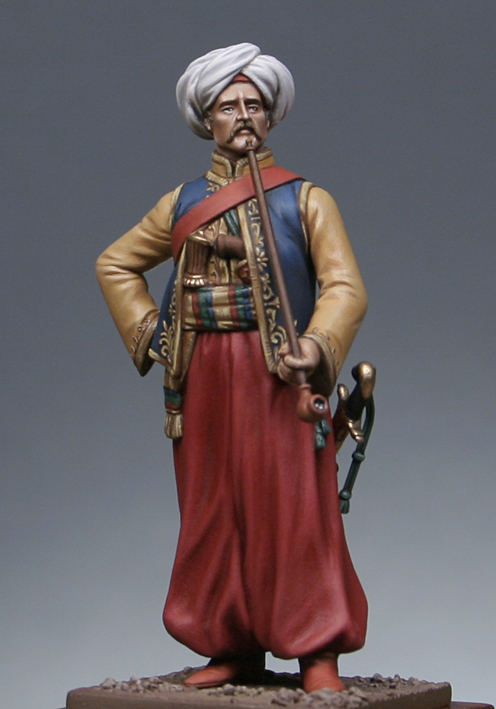 Figurine étain Officier Mamelucks 1805 - Les étains Du Prince - Occasion Bon état