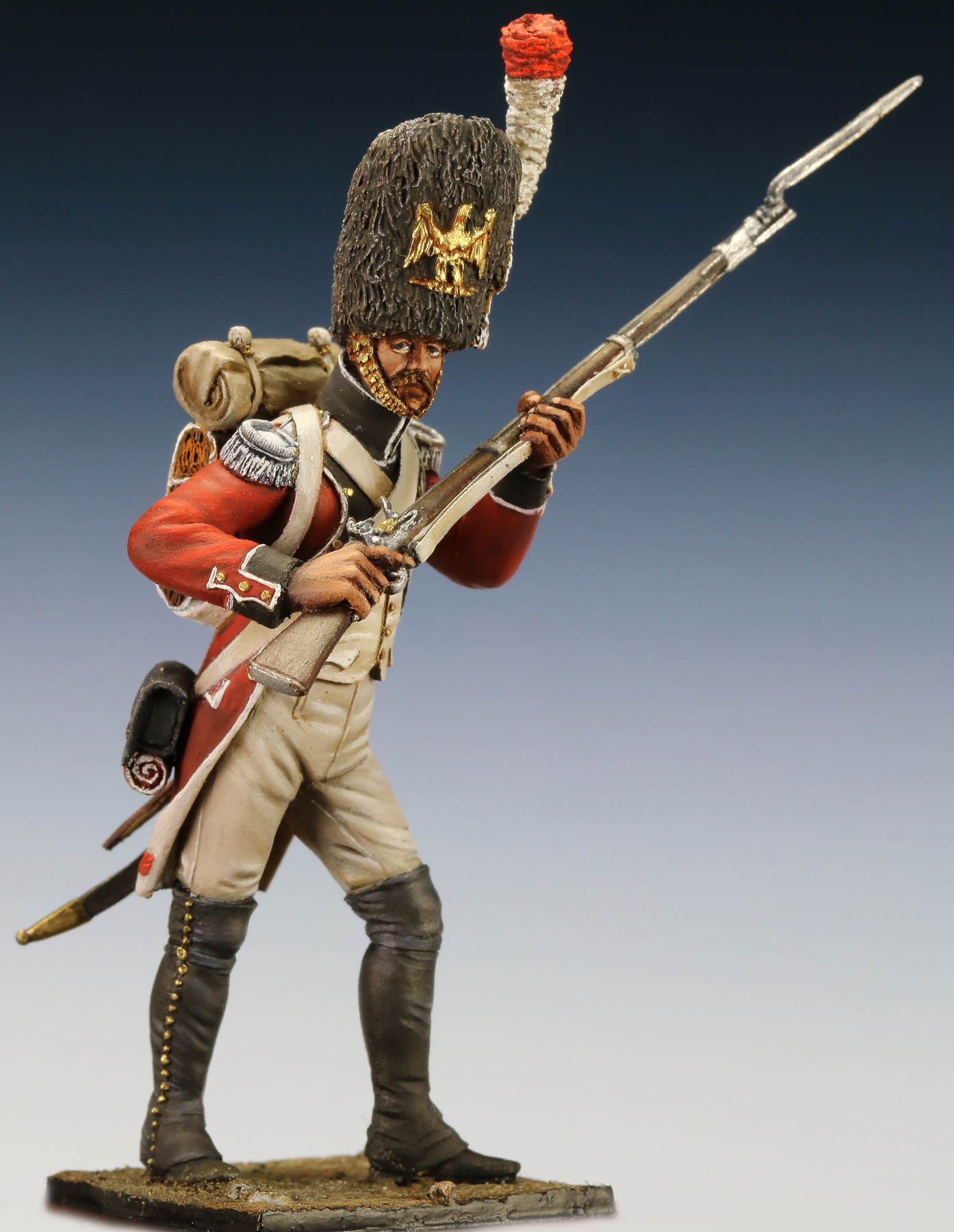 Starlux - Empire - Piéton Grenadier - Officier 22ème Rgt De Ligne 1807 1808 Neuf Boite Ref 8072