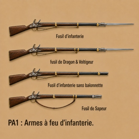 Armes d'infanterie