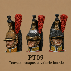 Têtes en casque, cavalerie