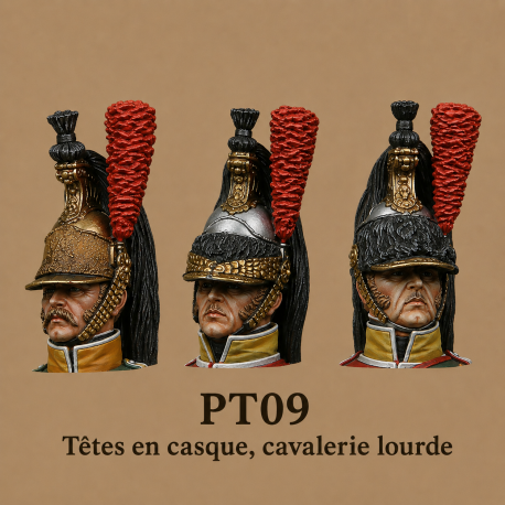 Têtes en casque, cavalerie