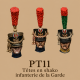 Têtes en shako, infanterie de la garde