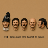 Têtes nues et bonnet de police