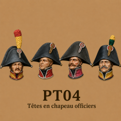 Têtes en chapeau, officiers