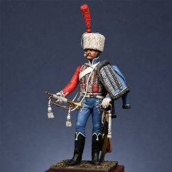 Trompette du 1er rgt. de hussards 1806 compagnie d'élite