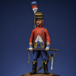 Brigadier - trompette du 9ème hussards - Révolution