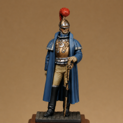 Off. du 1er Rgt de carabiniers en manteau