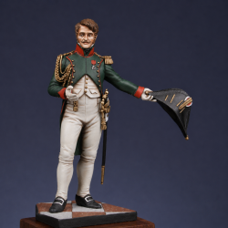 Officier de chasseurs de la Garde en tenue de bal 1806