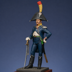 Officier de voltigeurs d'infanterie légère 1809