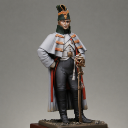 Dragon de la Garde Impériale en manteau 1813