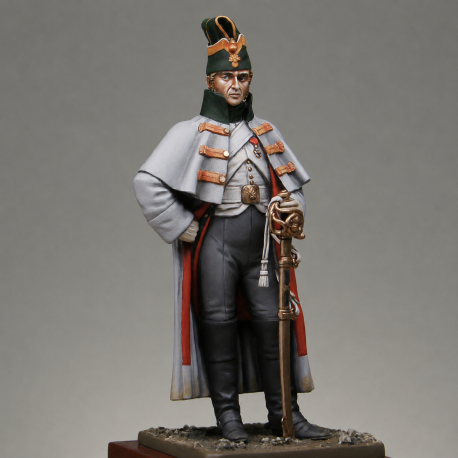 Dragon de la Garde Impériale en manteau 1813