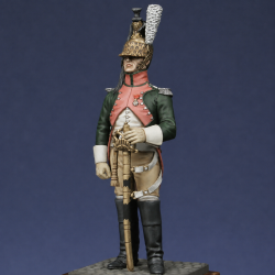 Officier du 13 ème rgt. de dragons 1807