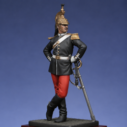 Officier de dragons 1870