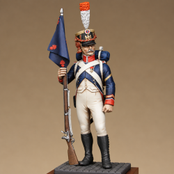 Sergent fourrier porte fanion des tirailleurs grenadiers de la garde