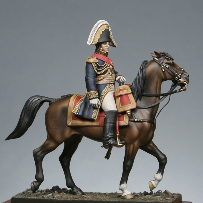 Figurine ancienne Général Berthier ? soldat plomb Empire