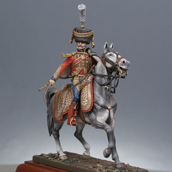 Figurine Labayen Hussard 8ème Rgt 1809 – 54mm, Plomb Peint (Occasion, Espagne)