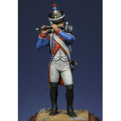 Boite Soldat Figurine Métal Blanc Kit 54 MM Cornet De Voltigeurs 